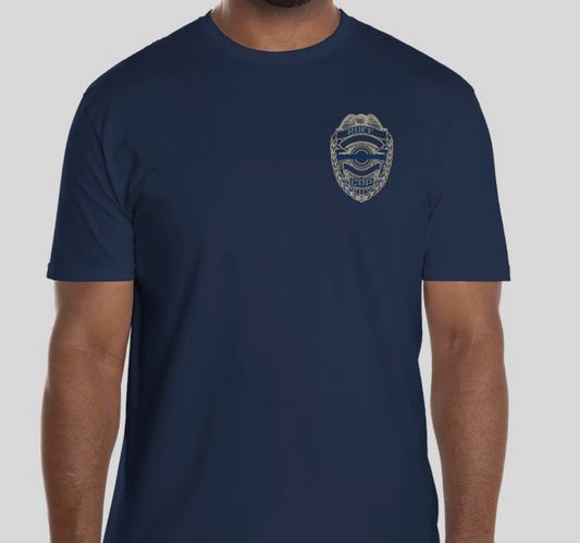 Ruff Cop T-Shirt Navy/Grey