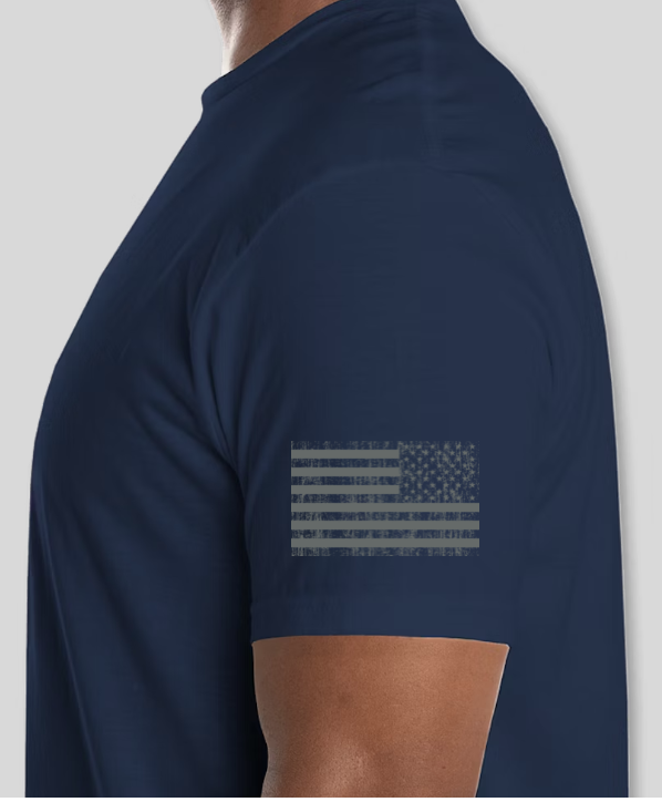 Ruff Cop T-Shirt Navy/Grey