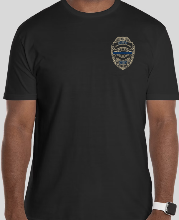 Ruff Cop T-Shirt Black