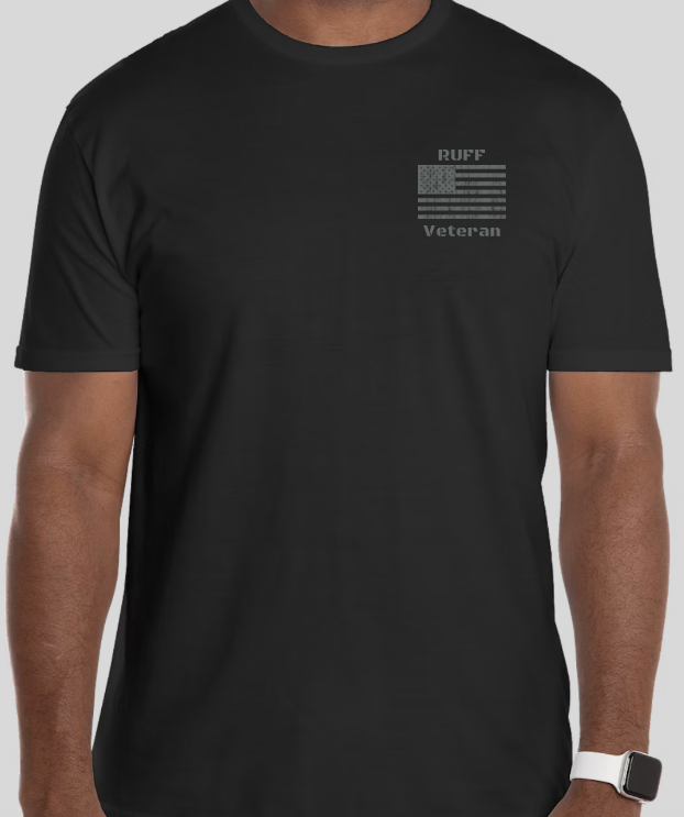 Ruff Veteran T-Shirt Black